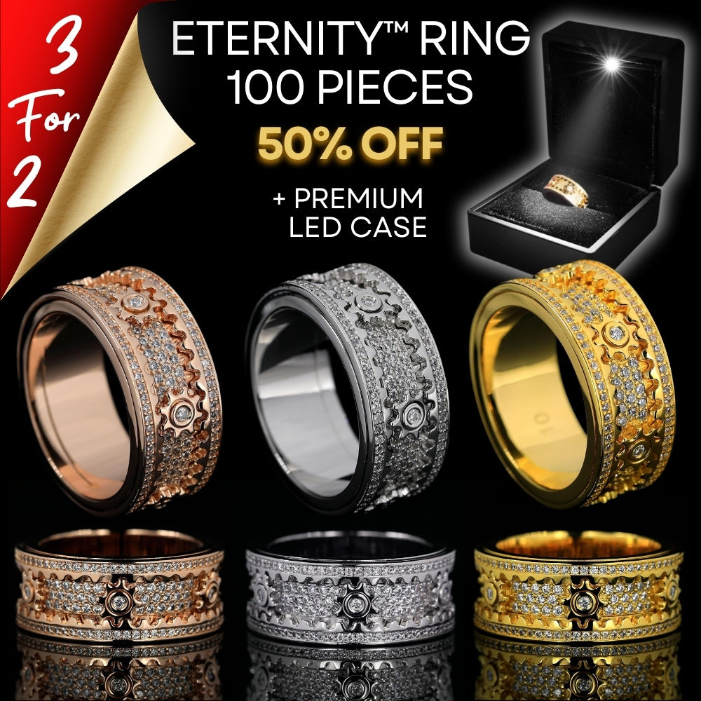 ETERNITY™ - Zeit & Gelassenheit Ring in limitierter Auflage + beleuchtete Box